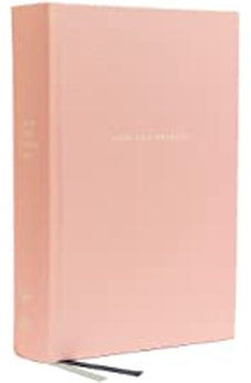 NET Love God Greatly Bible, Cloth over Board, Pink, Comfort Print