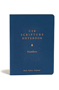 CSB Scripture Notebook, Numbers: Read. Reflect. Respond. (CSB Scripture Notebooks) 9781087731421