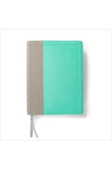 CSB Lifeway Women's Bible, Gray/Mint LeatherTouch, Indexed