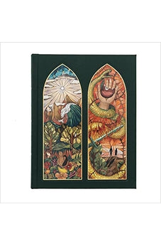 CSB Notetaking Bible, Stained Glass Edition, Emerald Cloth-Over-Board, Black Letter, Wide Margins, Journaling Space, Single-Column 9781087762500