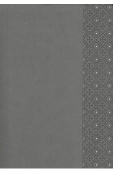 CSB Super Giant Print Bible Gray Leathertouch