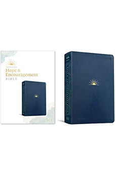 NLT DaySpring Hope & Encouragement Bible (LeatherLike Navy Blue) 9781496452924