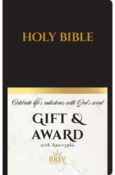 NRSV Updated Edition Gift & Award Bible with Apocrypha (Imitation Leather, Black) 9781496472045