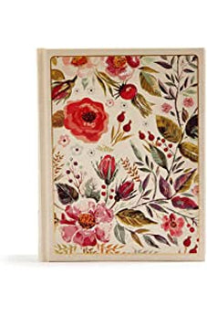 CSB Notetaking Bible Floral Cloth-Over-Board 9781535970105