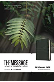 The Message Personal Size (Leather-Look, Black): The Bible in Contemporary Language