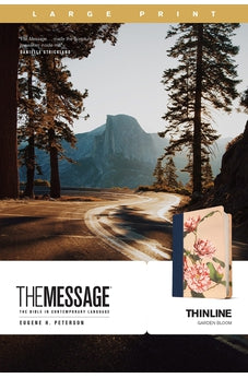 The Message Thinline, Large Print (Leather-Look, Garden Bloom) 9781641585569